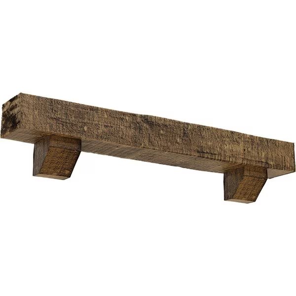 Kit w/ Ashford Corbels, NaturaL Golden Oak, 8